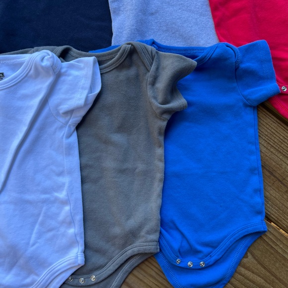 8 HB Infant Baby Toddler Colorful Snap Bodysuit Onesies - Picture 7 of 8